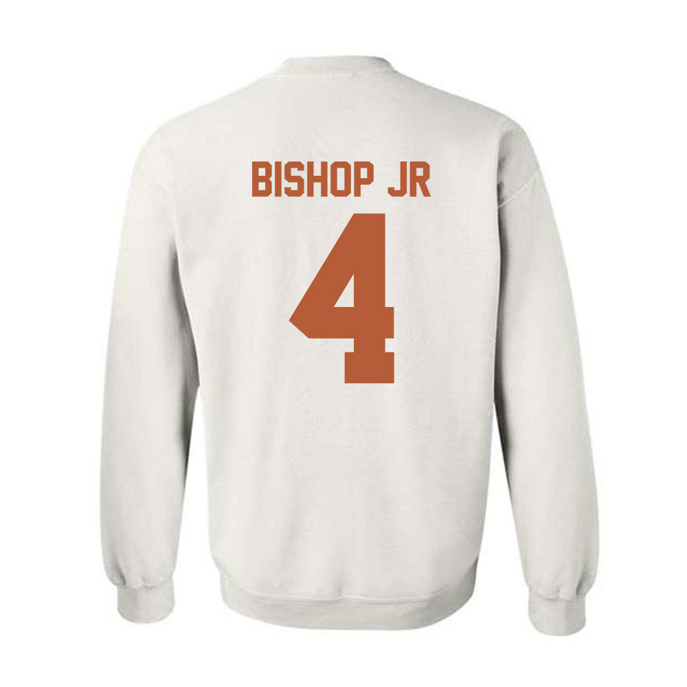 Texas - NCAA Football : Jermaine Bishop Jr - Classic Shersey Crewneck Sweatshirt-1