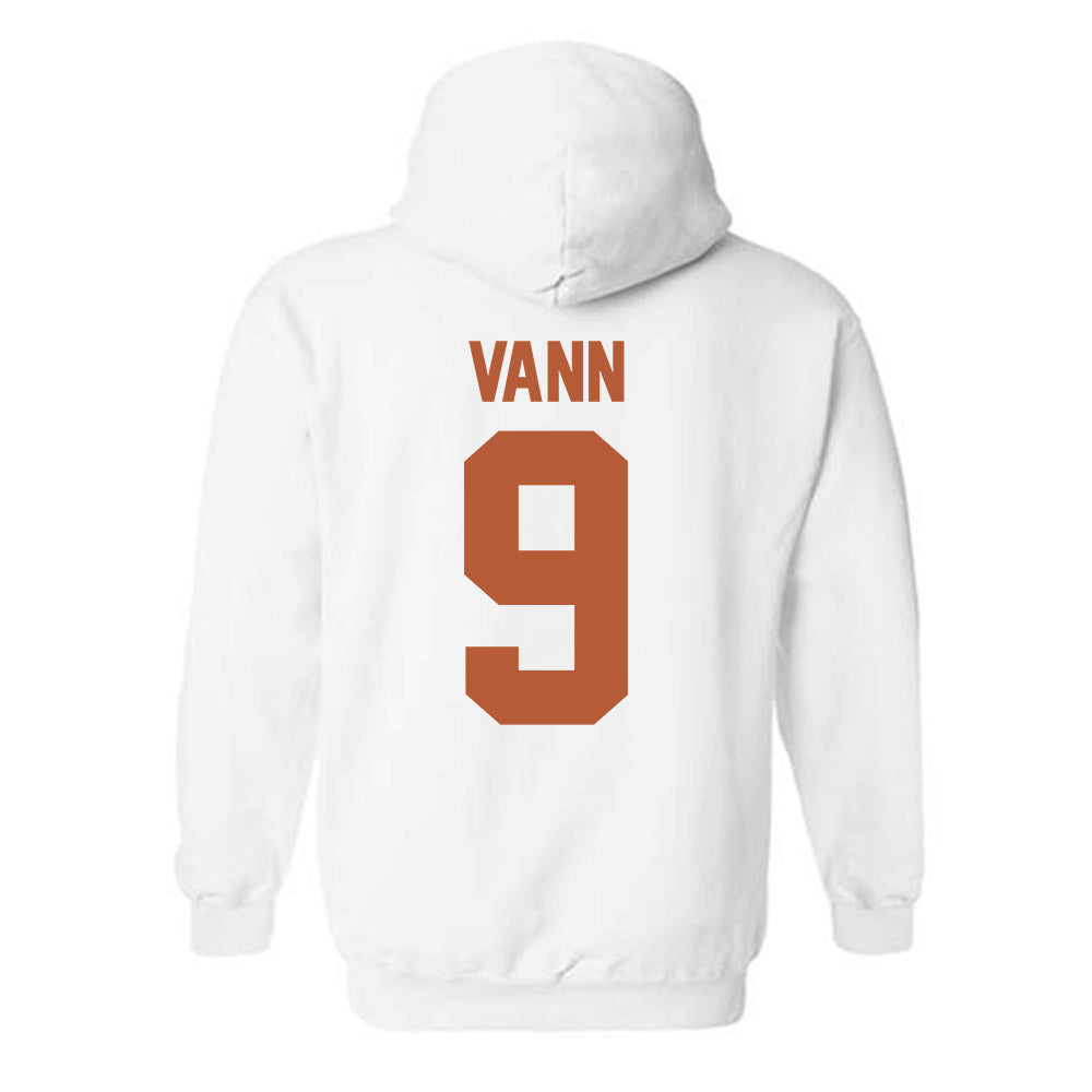 Texas - NCAA Women's Basketball : Zya Vann - Classic Shersey Hooded Sweatshirt-1