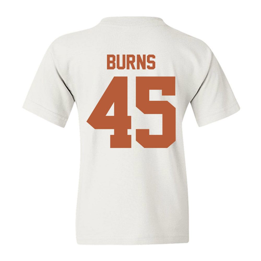 Texas - NCAA Baseball : Thomas Burns - Classic Shersey Youth T-Shirt-1