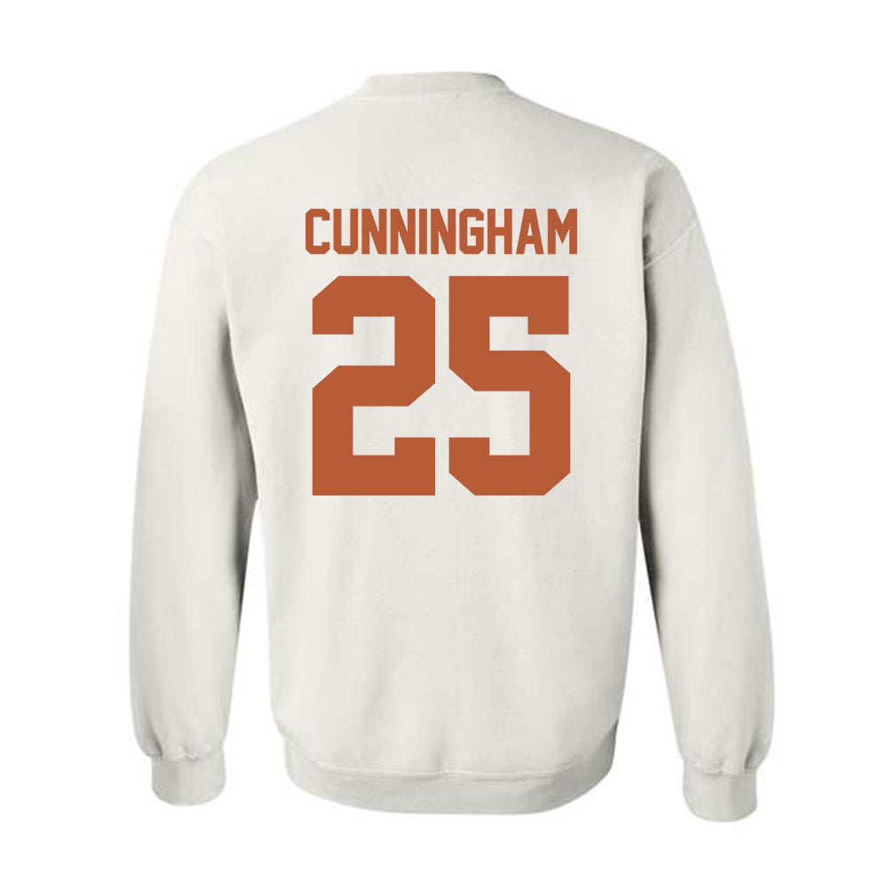 Texas - NCAA Women's Basketball : Breya Cunningham - Classic Shersey Crewneck Sweatshirt-1