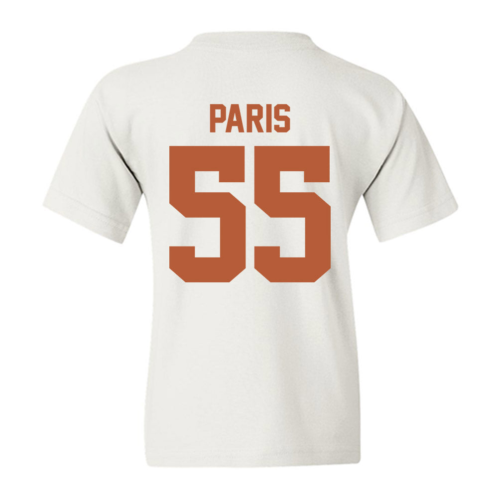 Texas - NCAA Baseball : Jack Paris - Classic Shersey Youth T-Shirt-1