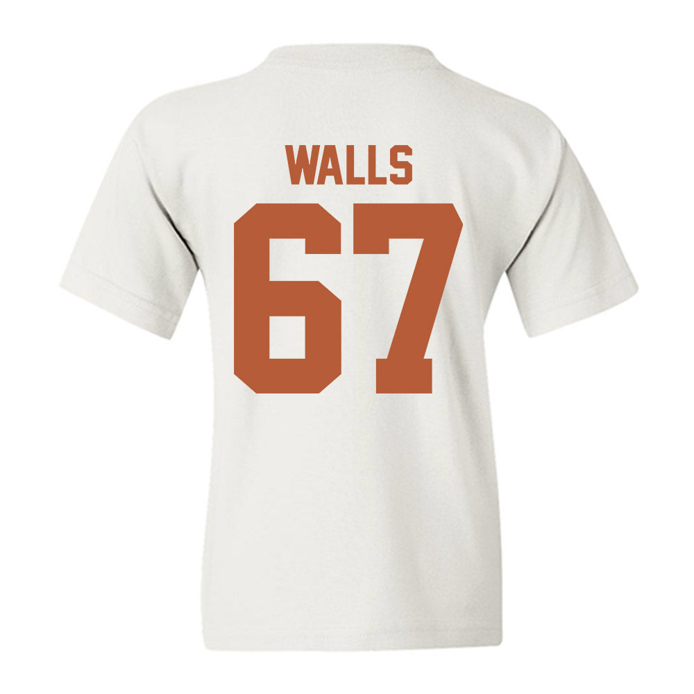 Texas - NCAA Baseball : Brody Walls - Classic Shersey Youth T-Shirt-1