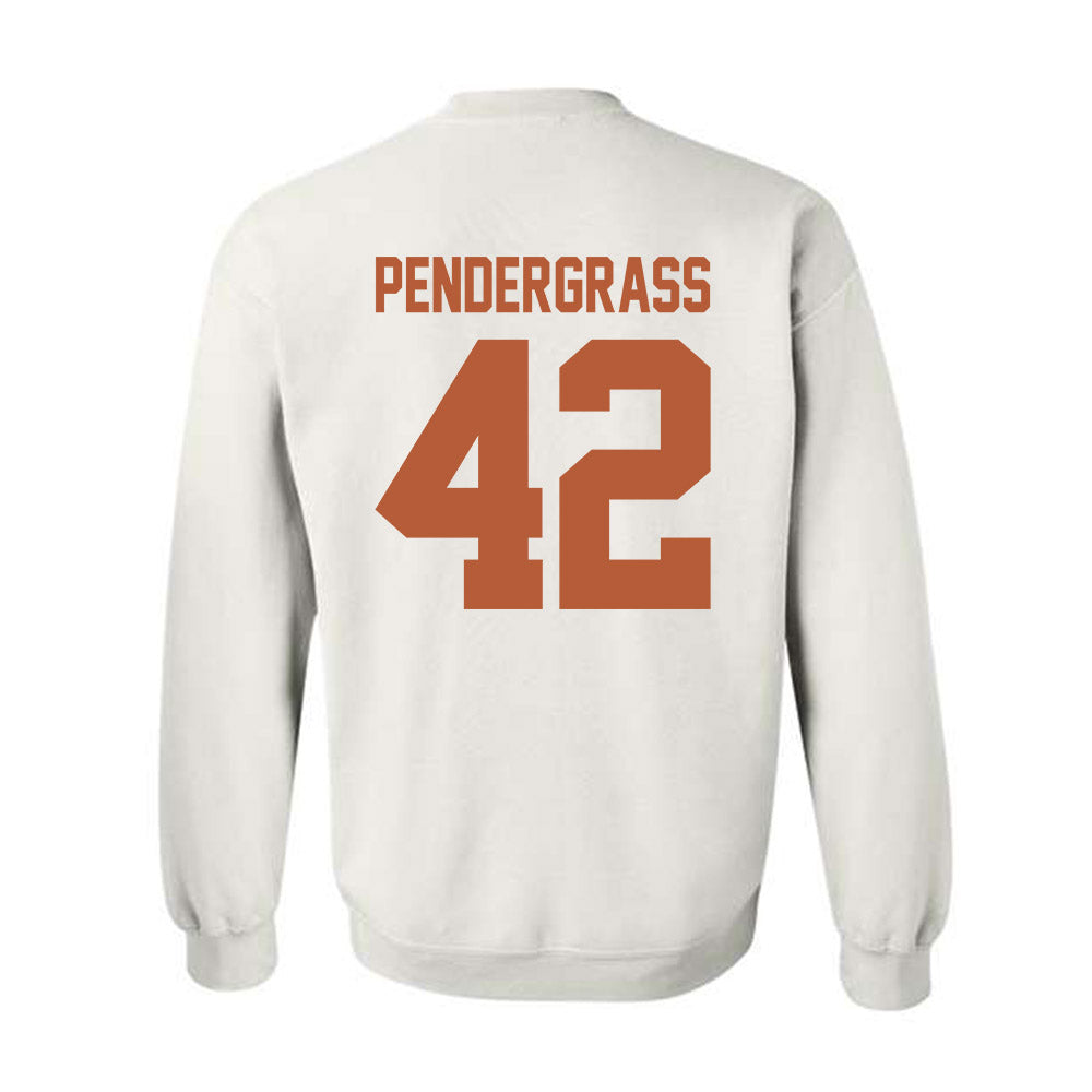 Texas - NCAA Baseball : Dariyan Pendergrass - Classic Shersey Crewneck Sweatshirt-1