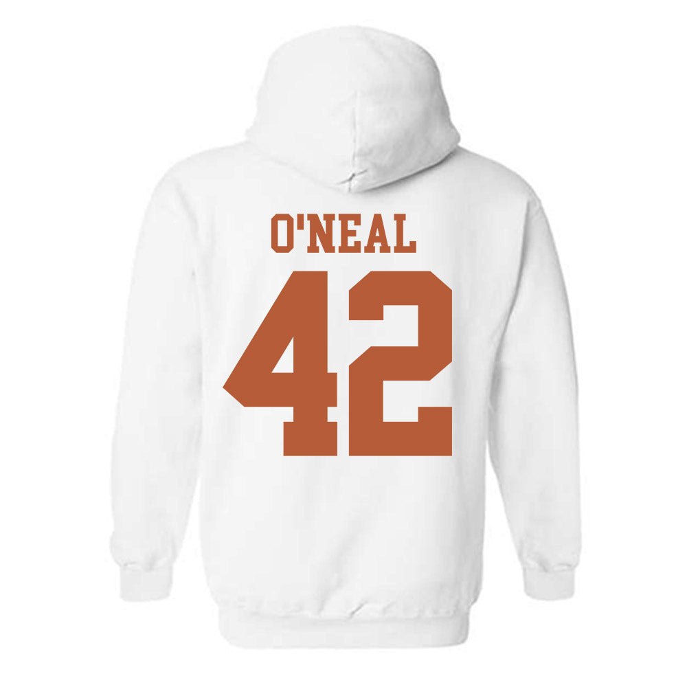 Texas - NCAA Football : Trott O'Neal - Classic Shersey Hooded Sweatshirt-1