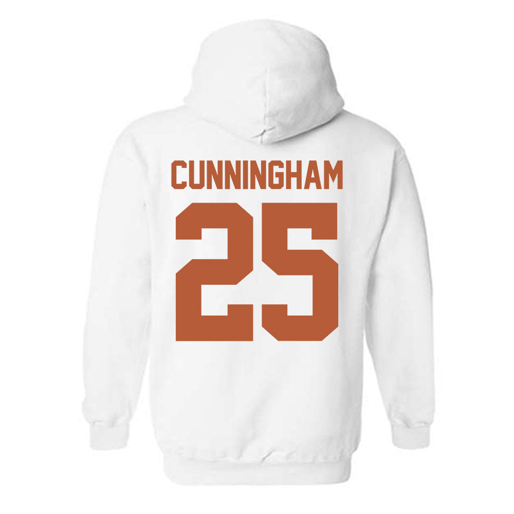 Texas - NCAA Women's Basketball : Breya Cunningham - Classic Shersey Hooded Sweatshirt-1