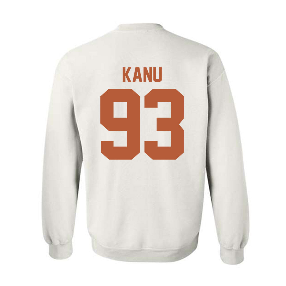 Texas - NCAA Football : Hero Kanu - Classic Shersey Crewneck Sweatshirt-1
