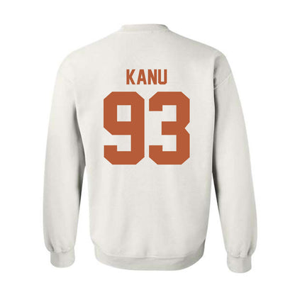 Texas - NCAA Football : Hero Kanu - Classic Shersey Crewneck Sweatshirt-1