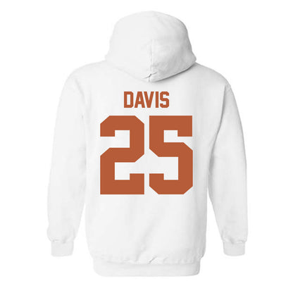 Texas - NCAA Football : Toray Davis - Classic Shersey Hooded Sweatshirt-1