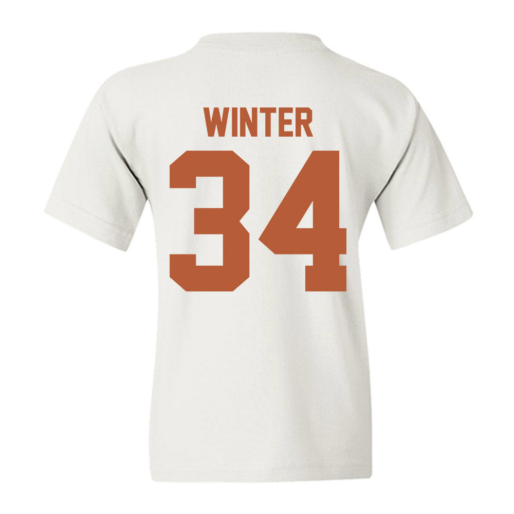 Texas - NCAA Baseball : Michael Winter - Classic Shersey Youth T-Shirt-1