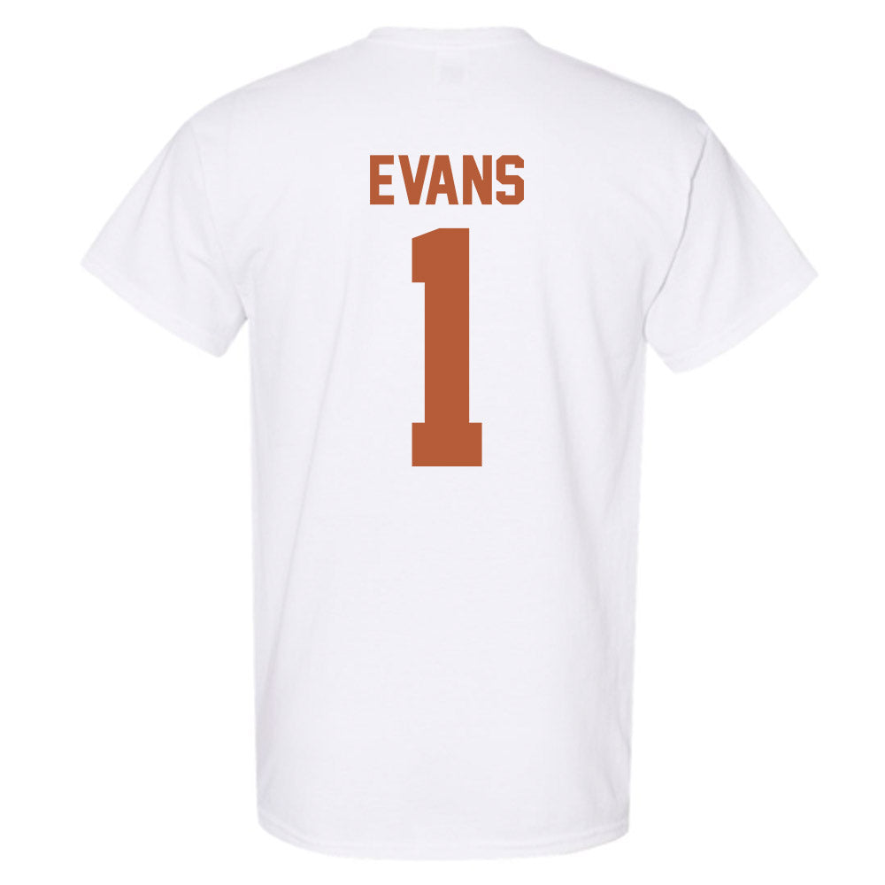 Texas - NCAA Men's Basketball : Amari Evans - Classic Shersey T-Shirt-1