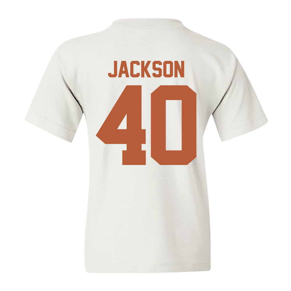 Texas - NCAA Football : Lance Jackson - Classic Shersey Youth T-Shirt-1