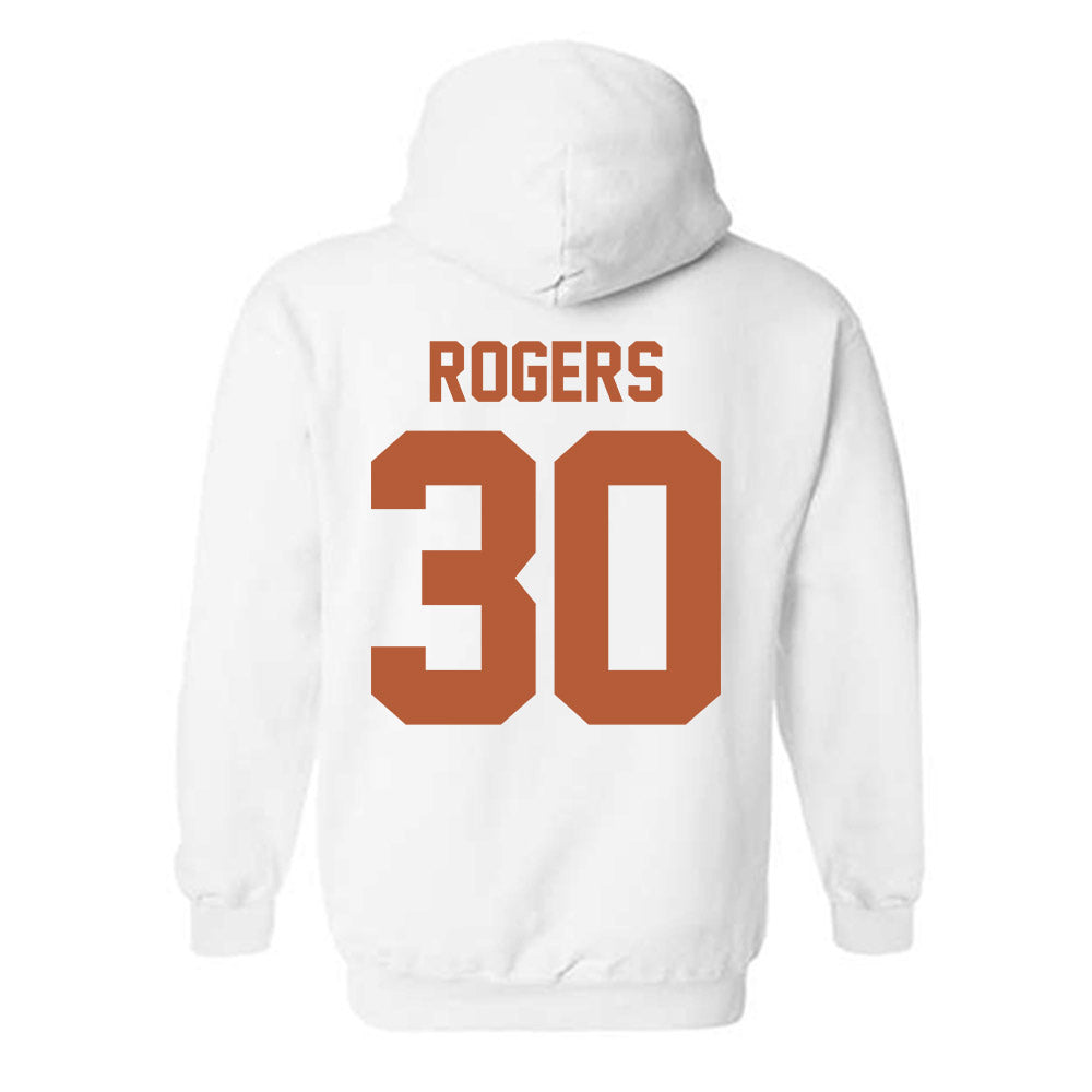 Texas - NCAA Baseball : Kaleb Rogers - Classic Shersey Hooded Sweatshirt-1