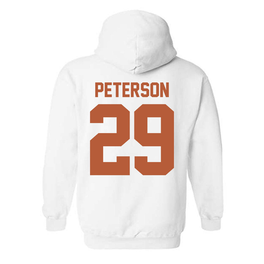 Texas - NCAA Baseball : Blake Peterson - Classic Shersey Hooded Sweatshirt-1