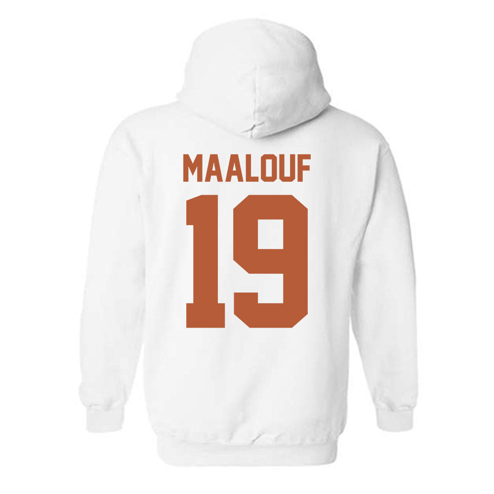 Texas - NCAA Women's Soccer : Rosa Maalouf - Classic Shersey Hooded Sweatshirt-1