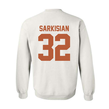 Texas - NCAA Football : Brady Sarkisian - Classic Shersey Crewneck Sweatshirt-1