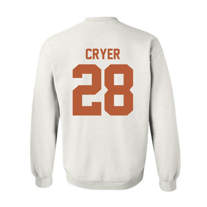 Texas - NCAA Football : Justin Cryer - Classic Shersey Crewneck Sweatshirt-1