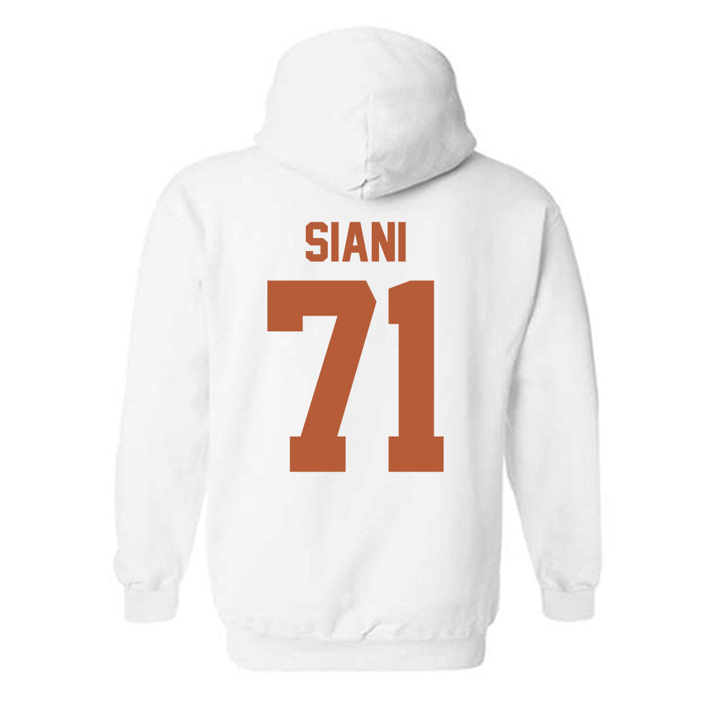 Texas - NCAA Football : Melvin Siani - Classic Shersey Hooded Sweatshirt-1