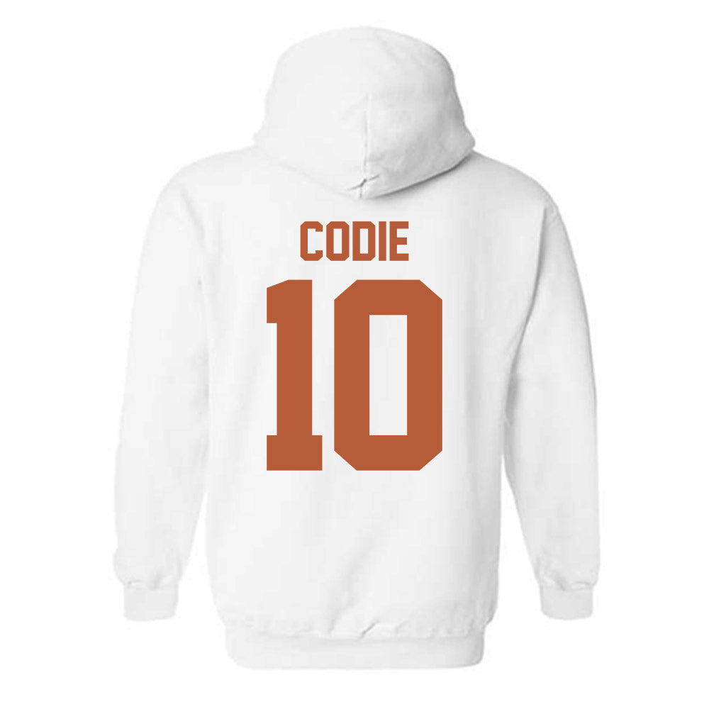 Texas - NCAA Men's Basketball : nicolas codie - Classic Shersey Hooded Sweatshirt-1