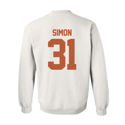 Texas - NCAA Football : James Simon - Classic Shersey Crewneck Sweatshirt-1