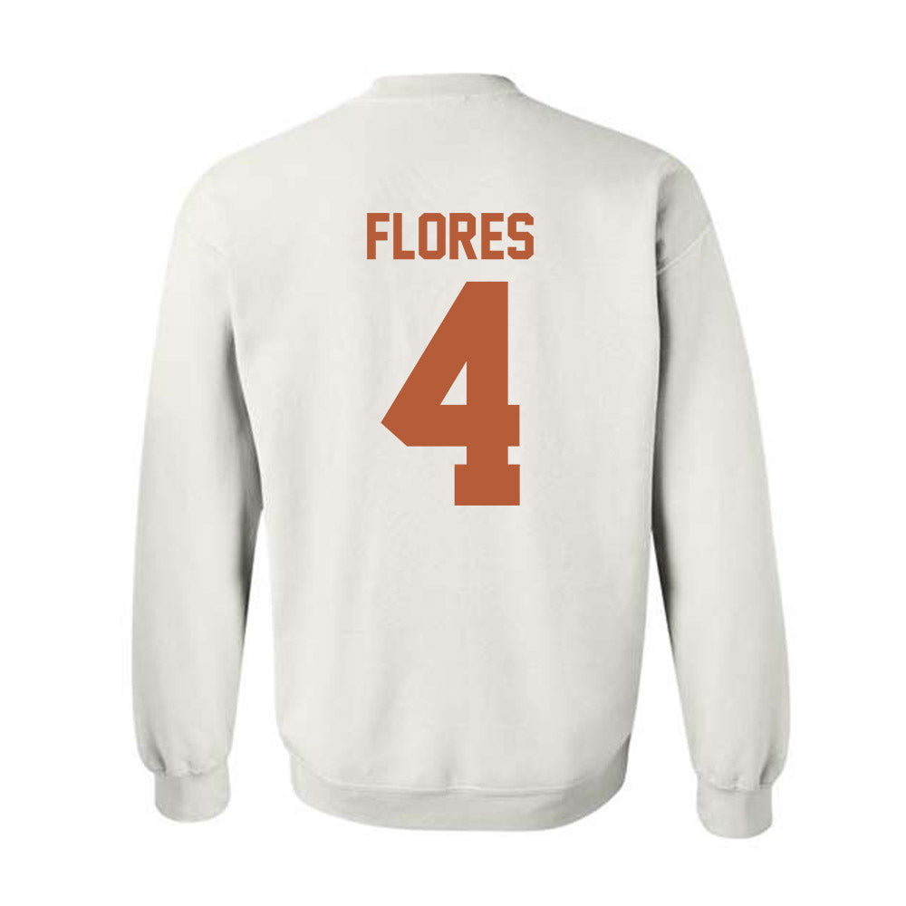 Texas - NCAA Baseball : Jason Flores - Classic Shersey Crewneck Sweatshirt-1