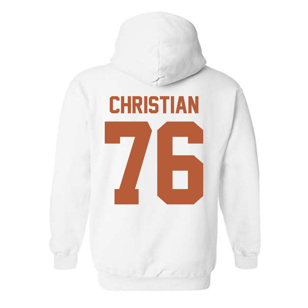 Texas - NCAA Football : Jackson Christian - Classic Shersey Hooded Sweatshirt-1