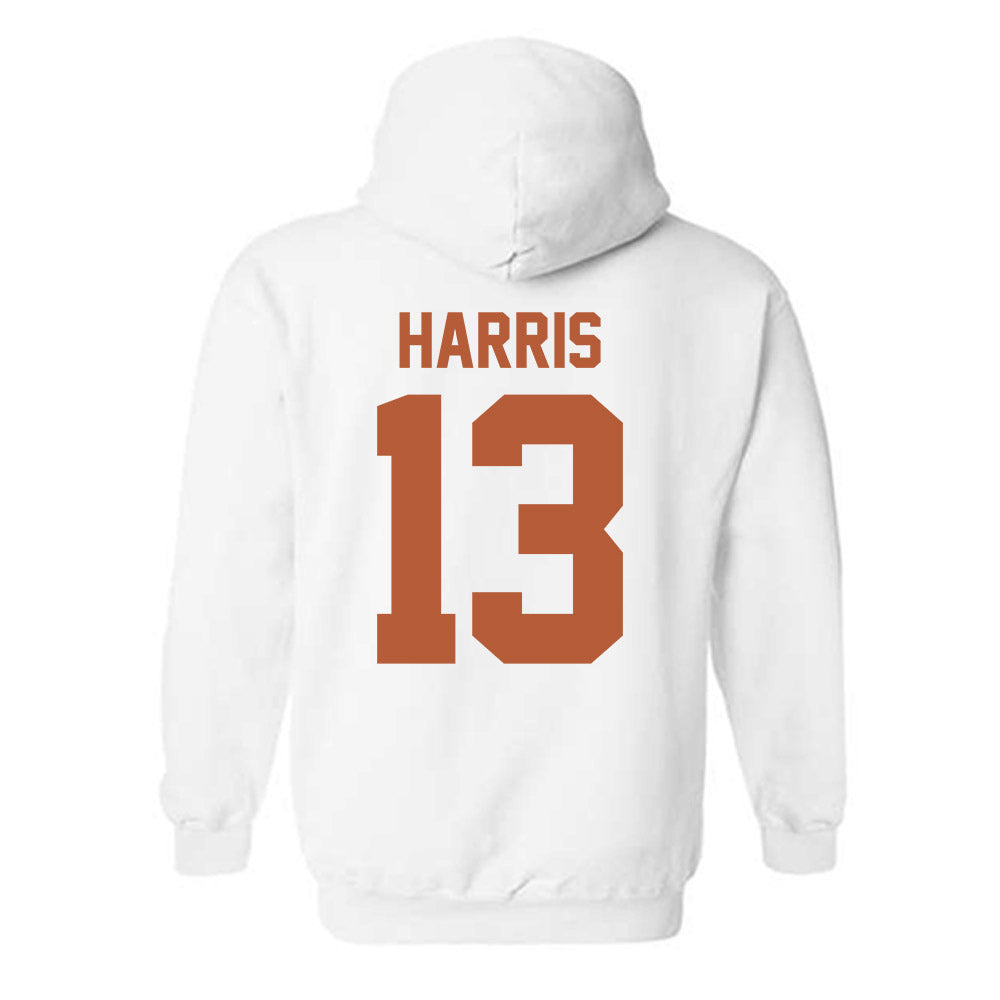 Texas - NCAA Women's Volleyball : Genevieve Harris - Classic Shersey Hooded Sweatshirt-1