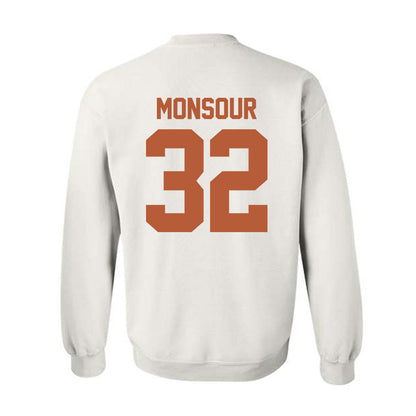 Texas - NCAA Baseball : Maddox Monsour - Classic Shersey Crewneck Sweatshirt-1