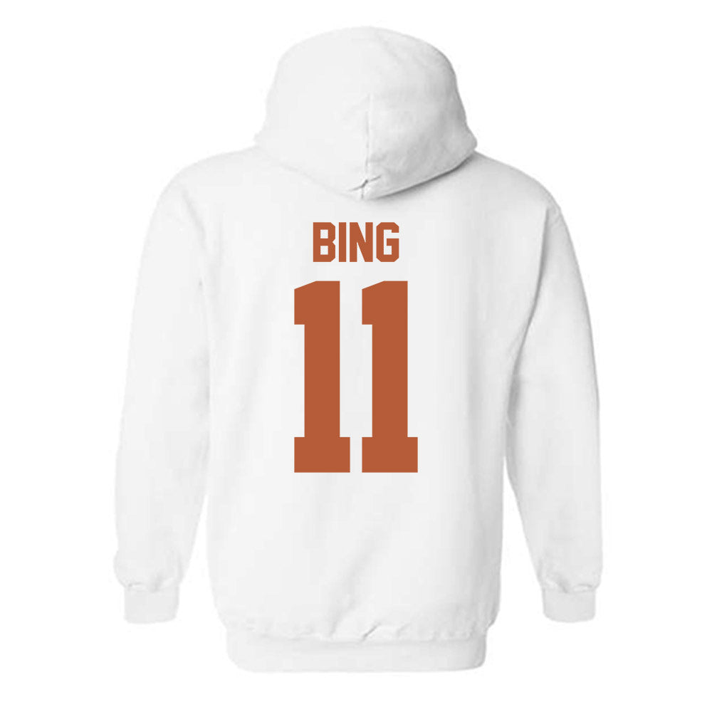 Texas - NCAA Baseball : Kade Bing - Classic Shersey Hooded Sweatshirt-1