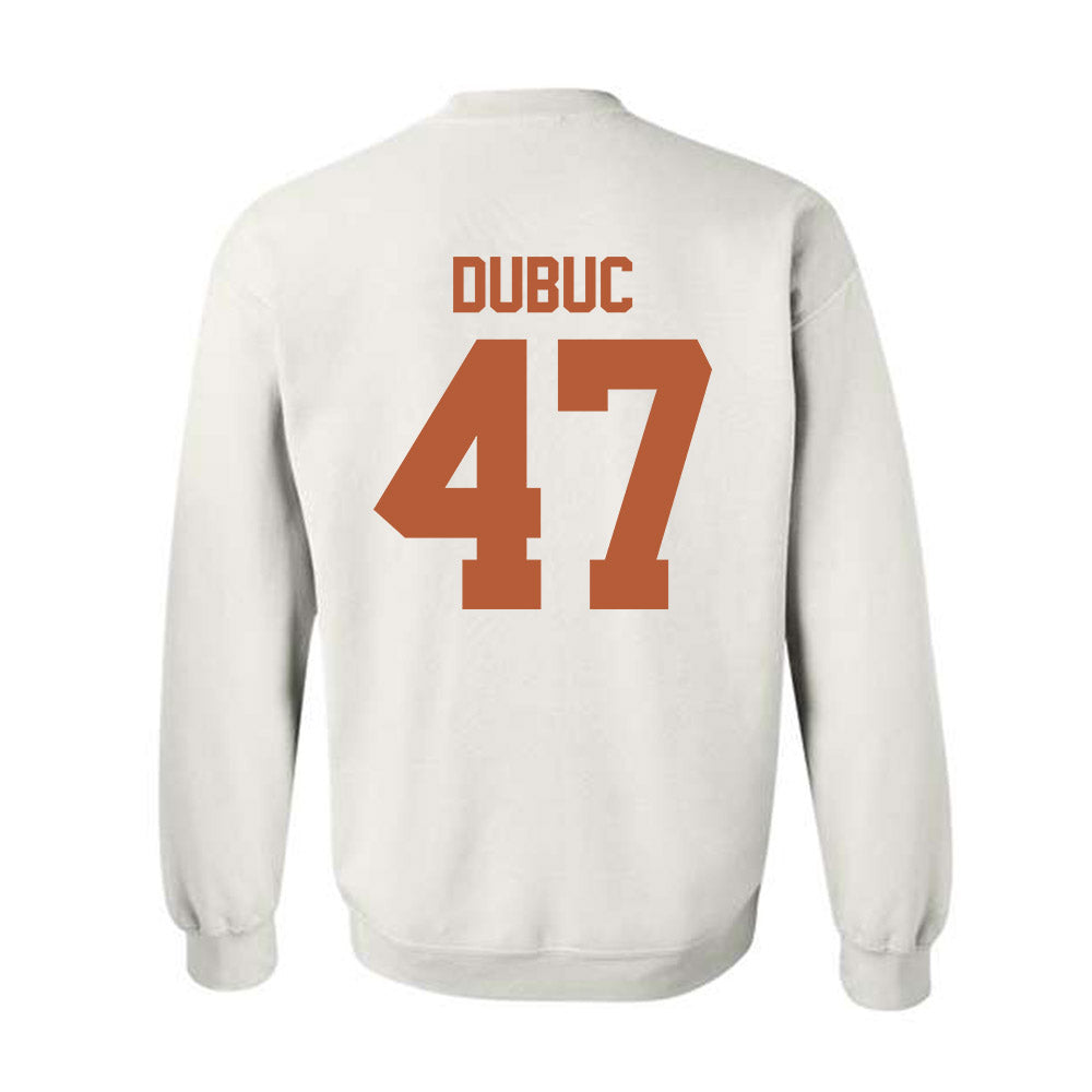 Texas - NCAA Football : Trey Dubuc - Classic Shersey Crewneck Sweatshirt-1