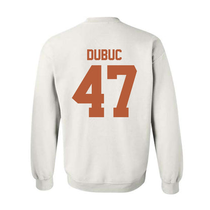 Texas - NCAA Football : Trey Dubuc - Classic Shersey Crewneck Sweatshirt-1