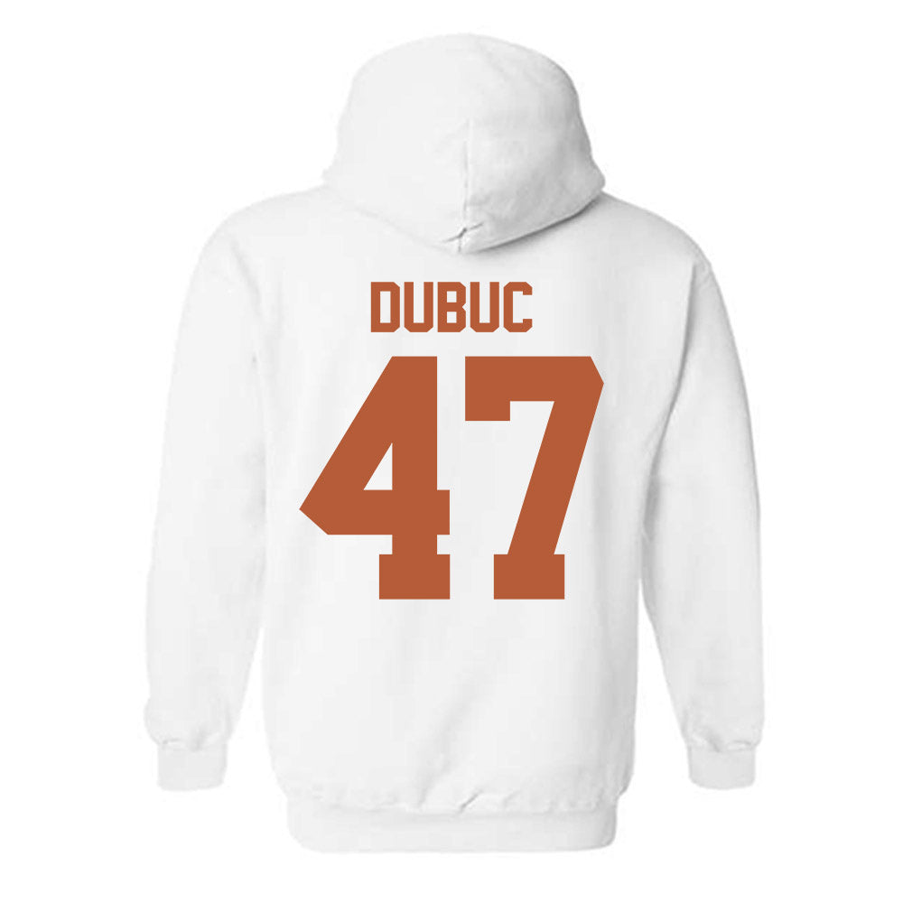 Texas - NCAA Football : Trey Dubuc - Classic Shersey Hooded Sweatshirt-1
