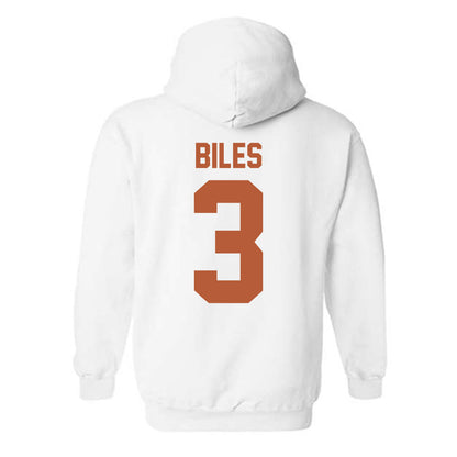 Texas - NCAA Football : Rasheem Biles - Classic Shersey Hooded Sweatshirt-1