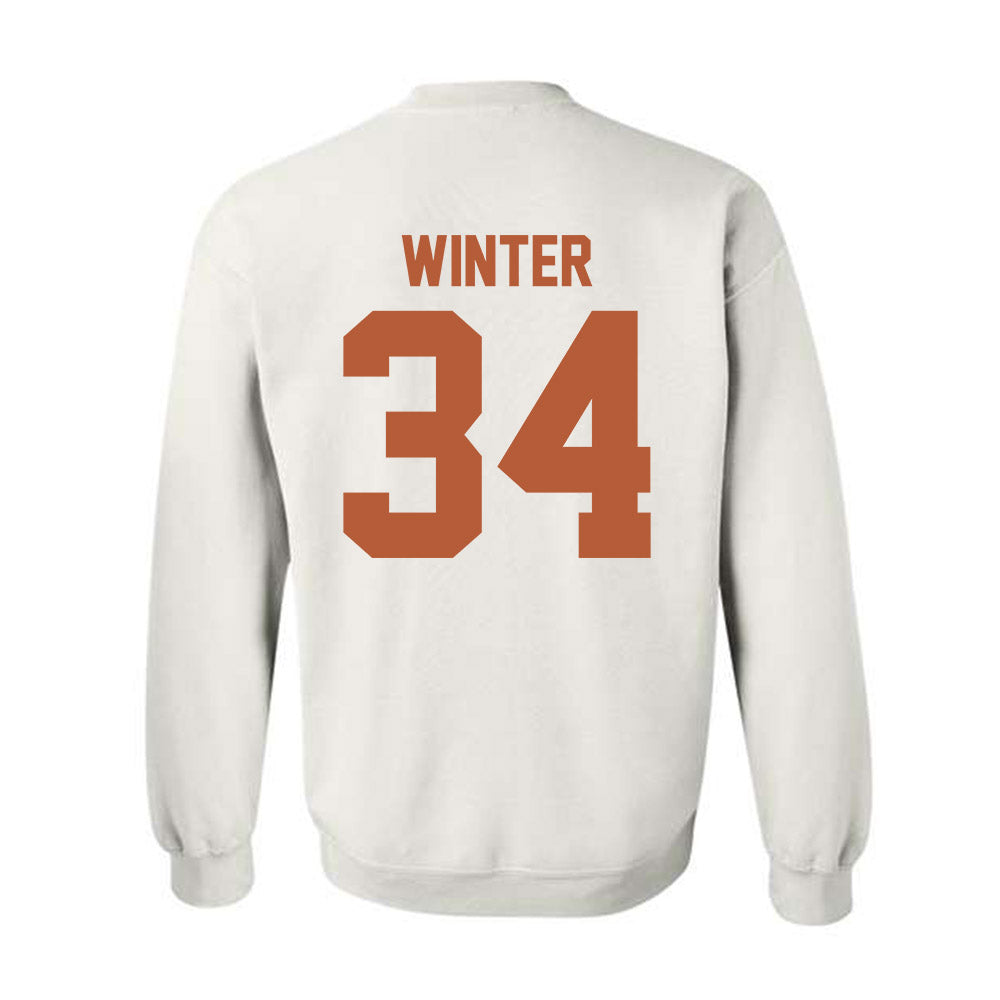Texas - NCAA Baseball : Michael Winter - Classic Shersey Crewneck Sweatshirt-1