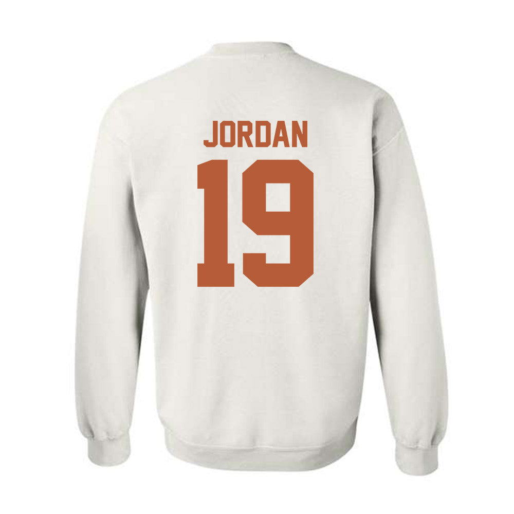 Texas - NCAA Baseball : Donovan Jordan - Classic Shersey Crewneck Sweatshirt-1