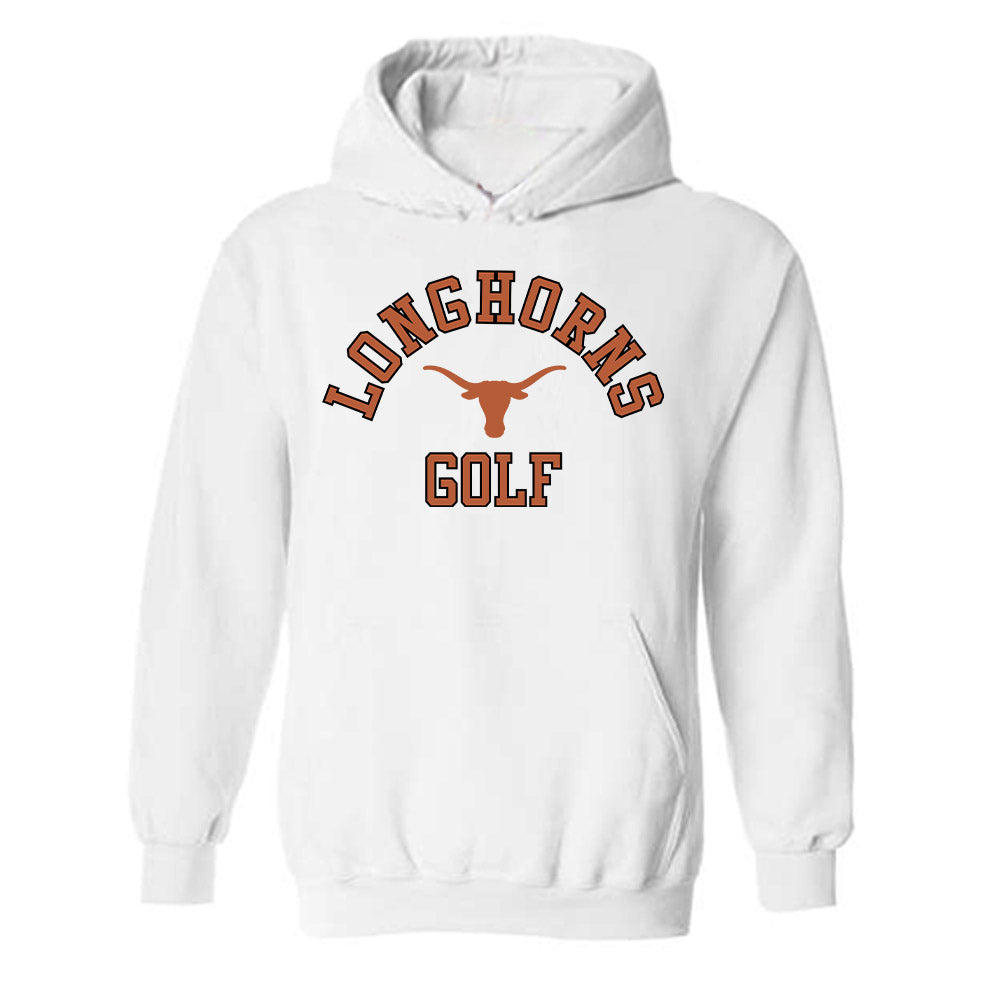 Texas - NCAA Men's Golf : Adam Villanueva - Classic Shersey Hooded Sweatshirt-0