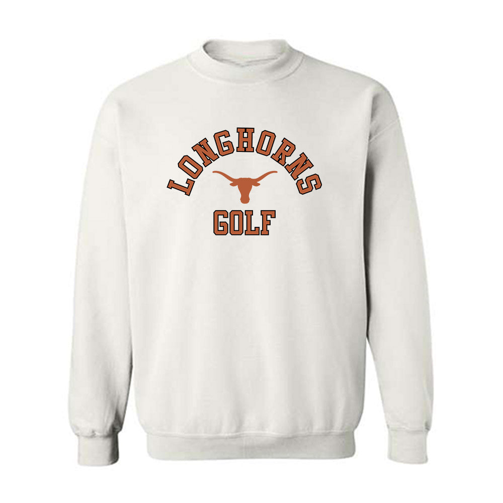 Texas - NCAA Men's Golf : Adam Villanueva - Classic Shersey Crewneck Sweatshirt-0