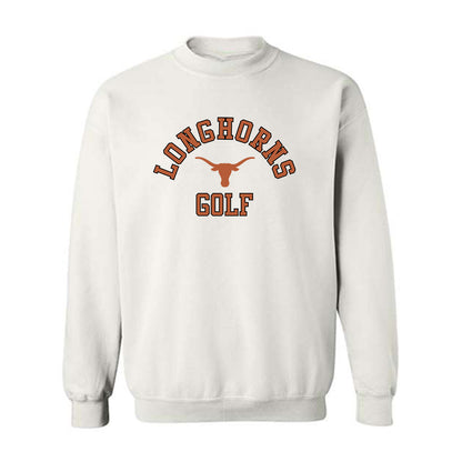 Texas - NCAA Men's Golf : Adam Villanueva - Classic Shersey Crewneck Sweatshirt-0
