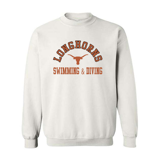 Texas - NCAA Women's Swimming & Diving : Amanda Stalfort - Classic Shersey Crewneck Sweatshirt-0