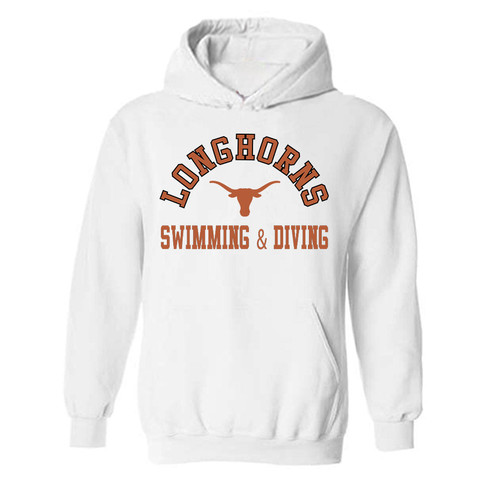 Texas - NCAA Men's Swimming & Diving : Campbell McKean - Classic Shersey Hooded Sweatshirt-0