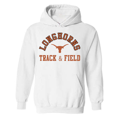 Texas - NCAA Men's Track & Field : Sihle Mahlangu - Classic Shersey Hooded Sweatshirt-0