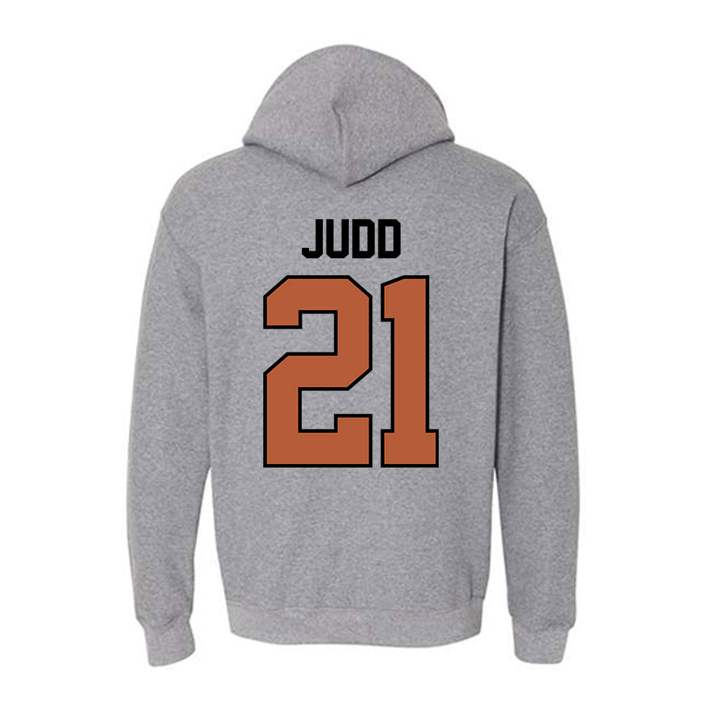 Texas - NCAA Women's Basketball : Ashton Judd - Classic Shersey Hooded Sweatshirt-1