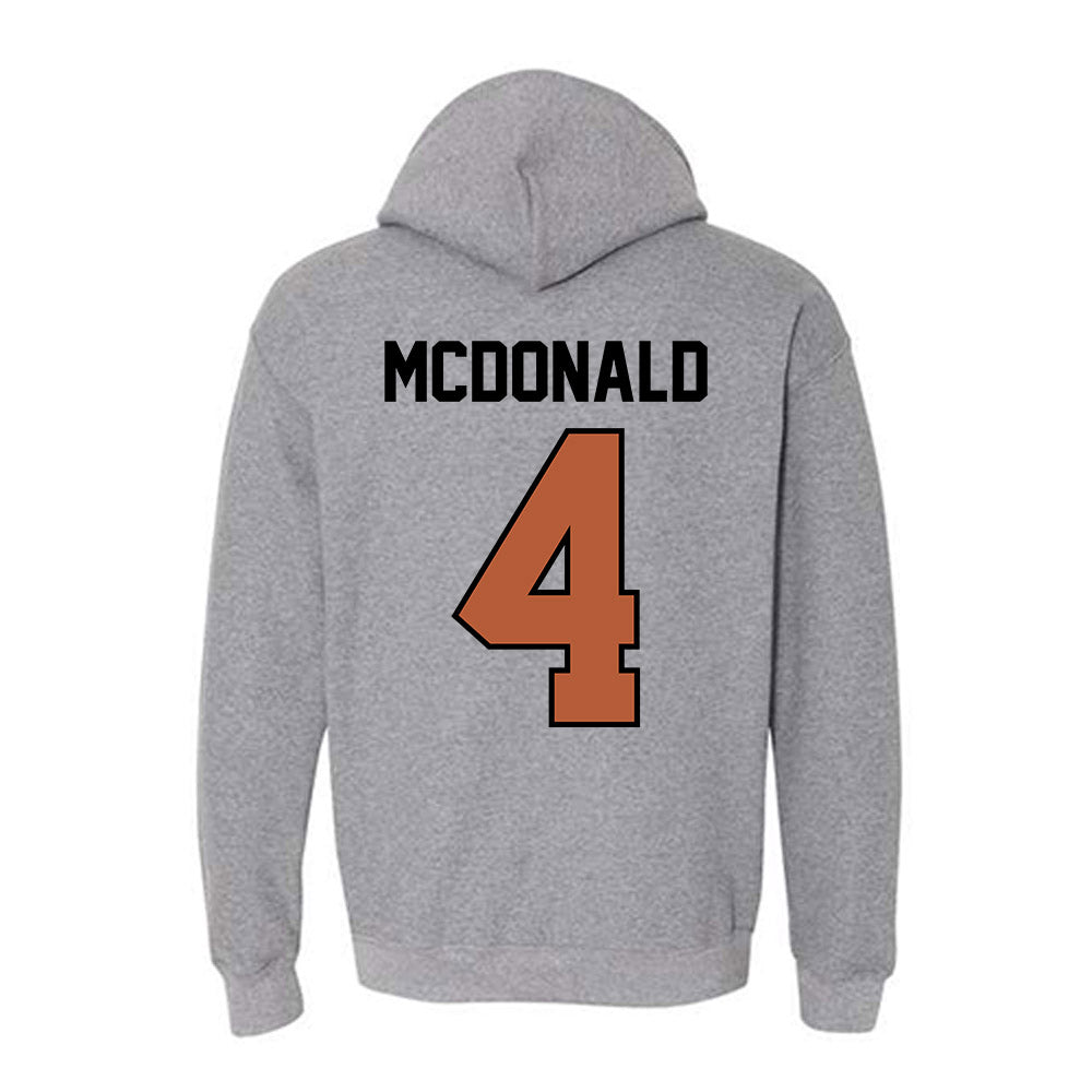 Texas - NCAA Football : Jelani McDonald - Classic Shersey Hooded Sweatshirt-1