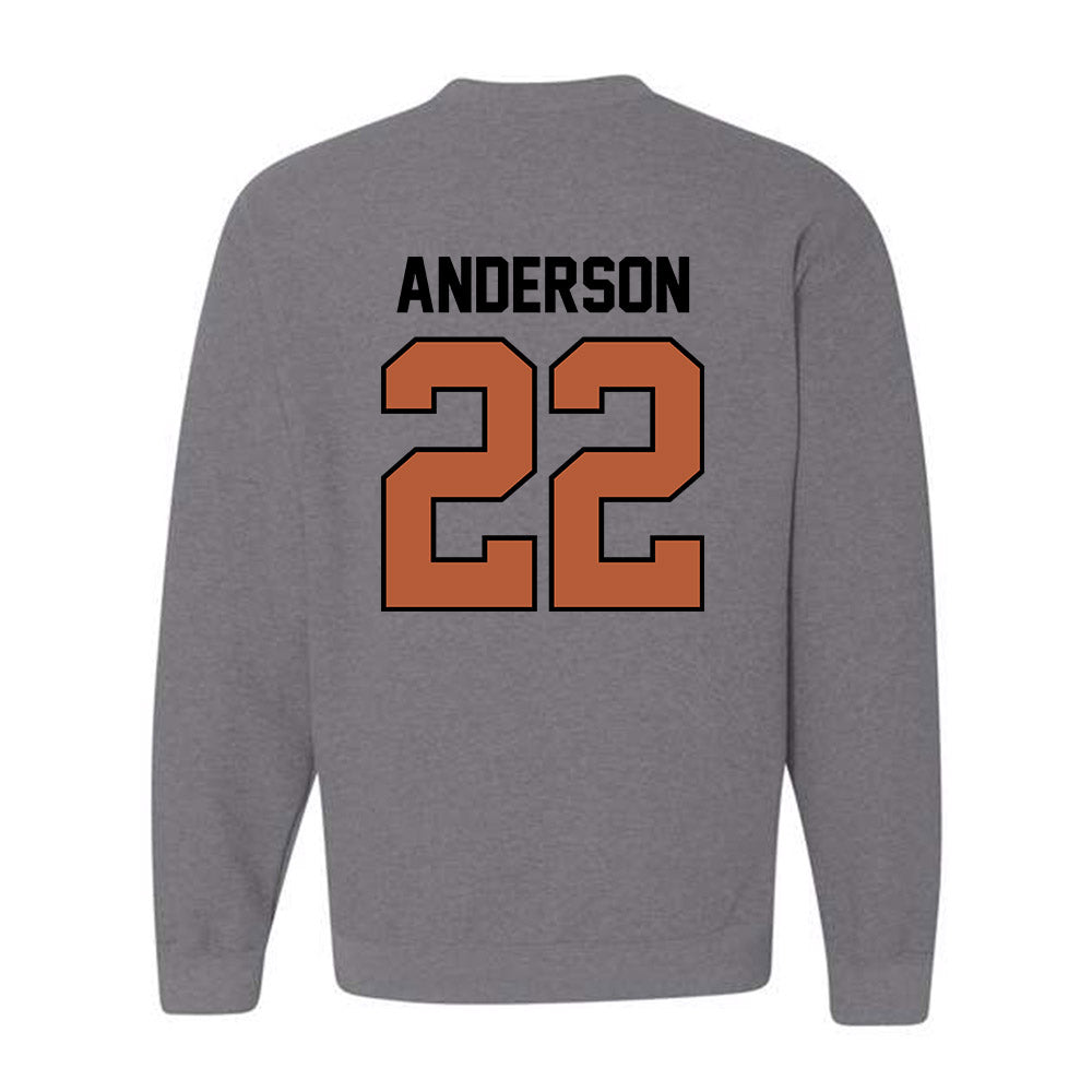 Texas - NCAA Women's Volleyball : Henley Anderson - Classic Shersey Crewneck Sweatshirt-1