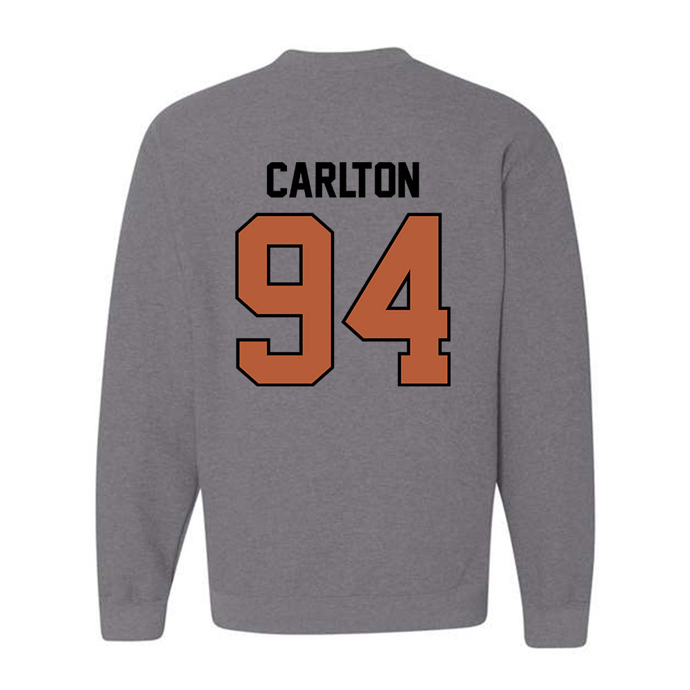 Texas - NCAA Football : JAMARION CARLTON - Classic Shersey Crewneck Sweatshirt-1
