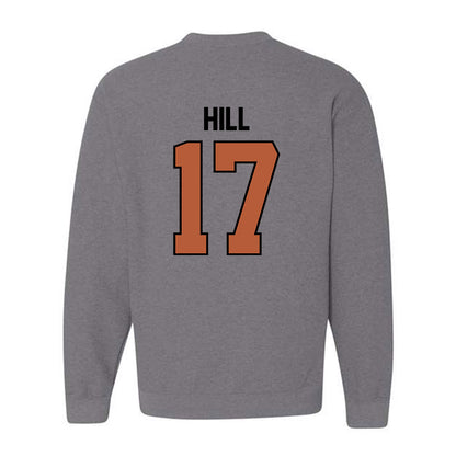 Texas - NCAA Baseball : Will Hill - Classic Shersey Crewneck Sweatshirt-1