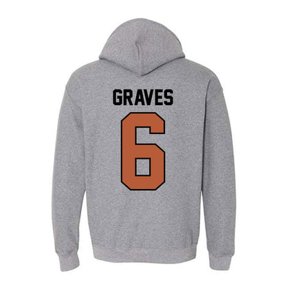 Texas - NCAA Women's Basketball : Sarah Graves - Classic Shersey Hooded Sweatshirt-1