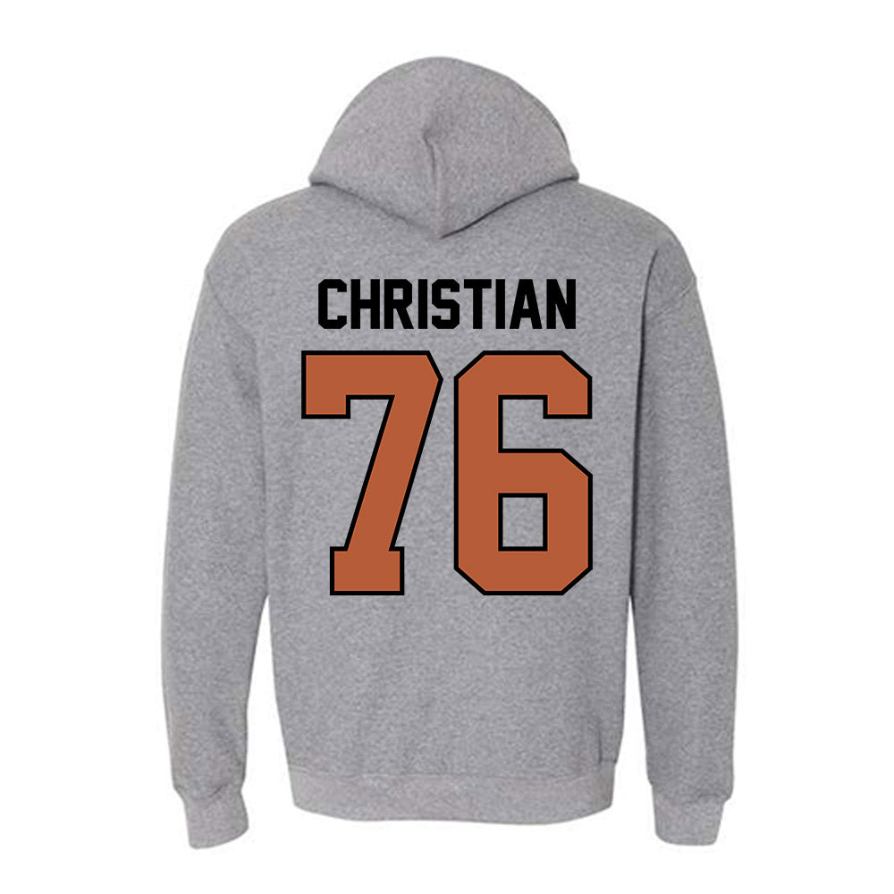Texas - NCAA Football : Jackson Christian - Classic Shersey Hooded Sweatshirt-1
