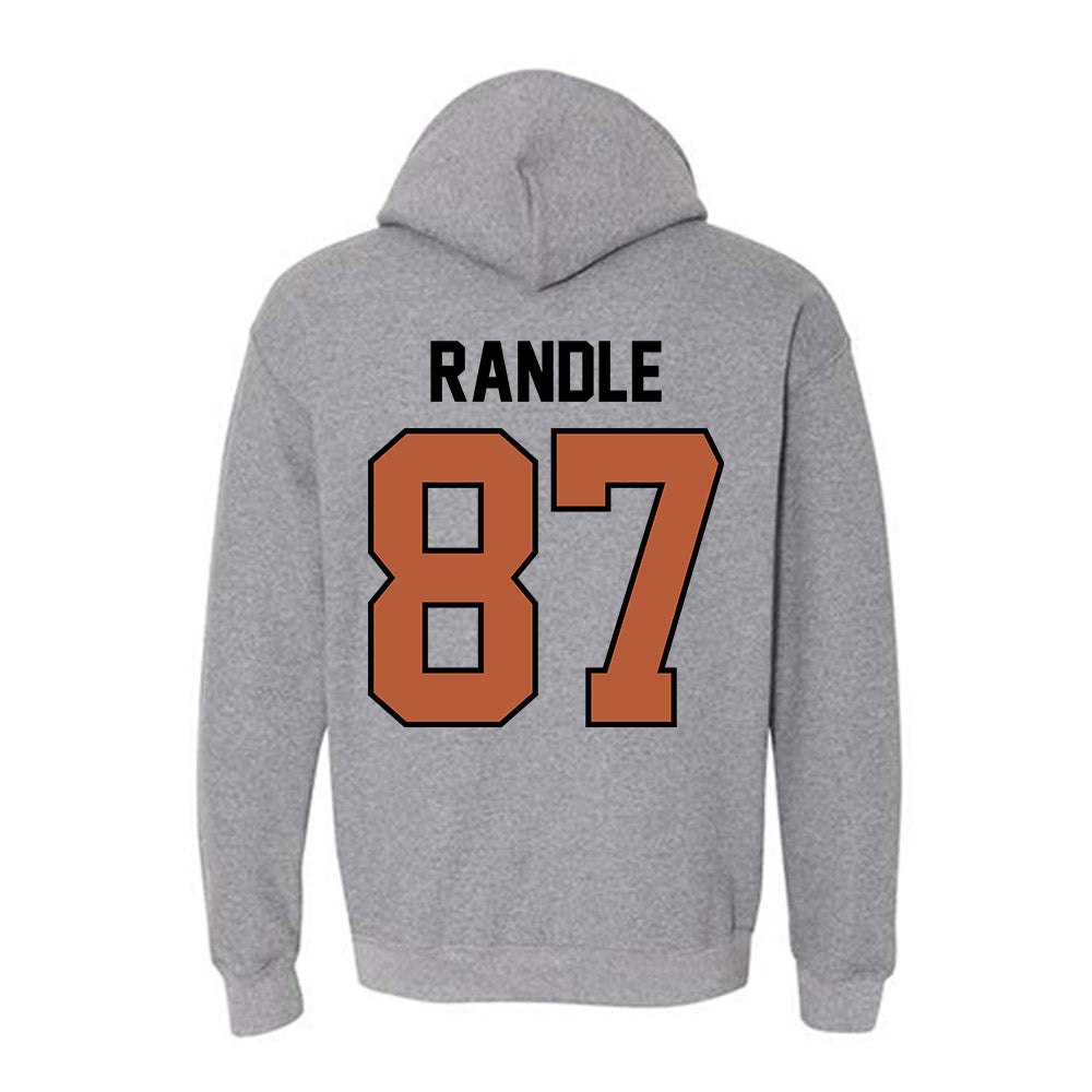 Texas - NCAA Football : Will Randle - Classic Shersey Hooded Sweatshirt-1