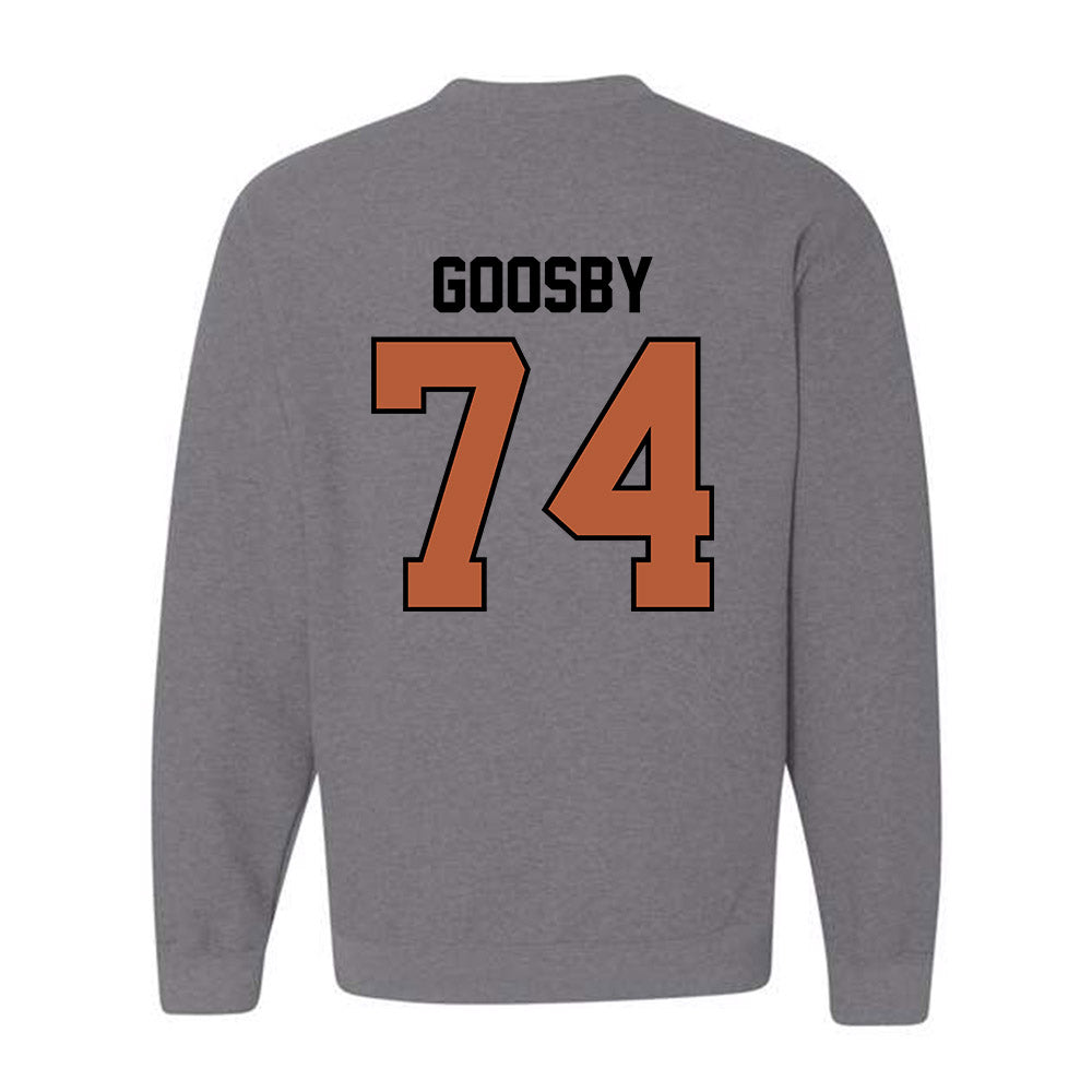 Texas - NCAA Football : Trevor Goosby - Classic Shersey Crewneck Sweatshirt-1