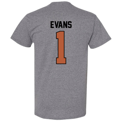 Texas - NCAA Men's Basketball : Amari Evans - Classic Shersey T-Shirt-1